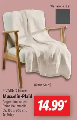Lidl LIVARNO home Musselin-Plaid Angebot