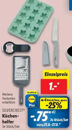 Lidl SILVERCREST Küchen- helfer Angebot