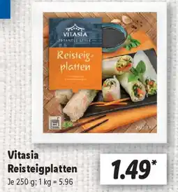 Lidl Vitasia Reisteigplatten Angebot