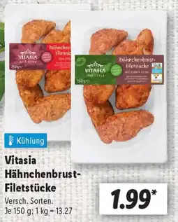 Lidl Vitasia Hähnchenbrust- Filetstücke Angebot
