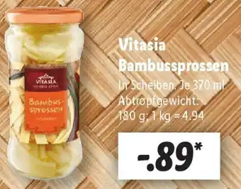 Lidl Vitasia Bambussprossen Angebot