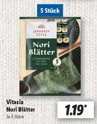 Lidl Vitasia Nori Blätter Angebot