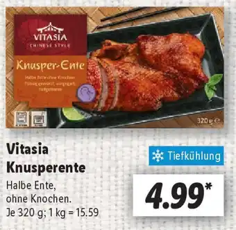 Lidl Vitasia Knusperente Angebot