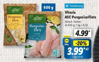 Lidl Vitasia ASC Pangasiusfilets Angebot