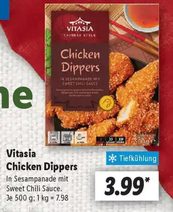 Lidl Vitasia Chicken Dippers Angebot