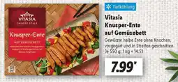 Lidl Vitasia Knusper-Ente auf Gemüsebett Angebot