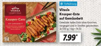 Lidl Vitasia Knusper-Ente auf Gemüsebett Angebot