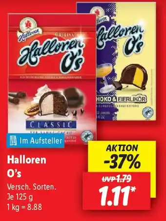 Lidl Halloren O's Angebot