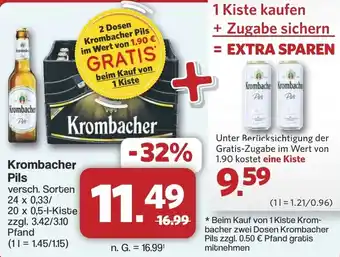 Famila Nord West Krombacher Pils Angebot