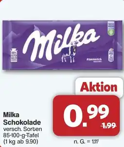 Famila Nord West Milka Schokolade Angebot