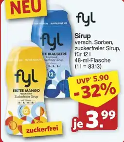 Famila Nord West fyl Sirup Angebot