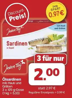 Famila Nord West Jeden Tag Ölsardinen Angebot