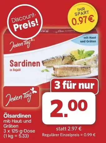 Famila Nord West Jeden Tag Ölsardinen Angebot