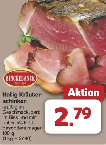 Famila Nord West BINCKEBANCK Hallig Kräuter- schinken Angebot