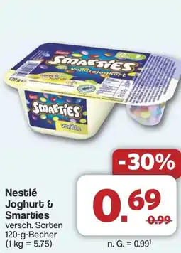 Famila Nord West Nestlé Joghurt & Smarties Angebot