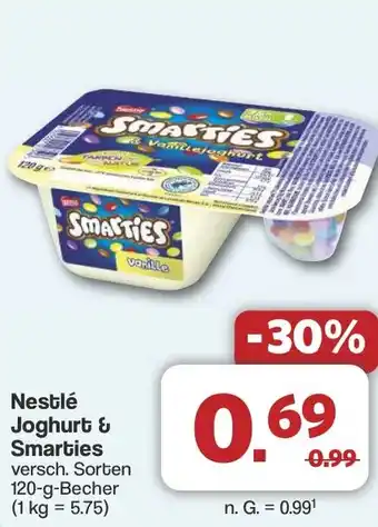 Famila Nord West Nestlé Joghurt & Smarties Angebot