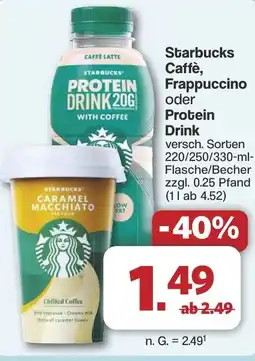 Famila Nord West Starbucks Caffè, Frappuccino oder Protein Drink Angebot