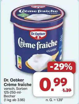 Famila Nord West Dr. Oetker Crème fraîche Angebot