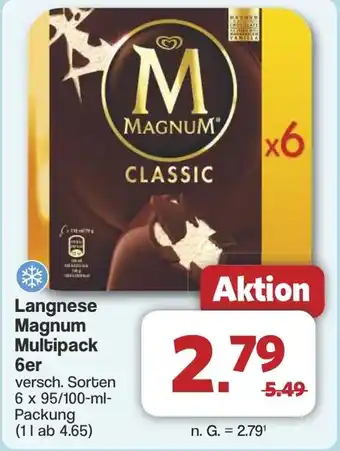 Famila Nord West Langnese Magnum Multipack 6er Angebot