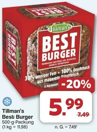 Famila Nord West Tillman's Best Burger Angebot