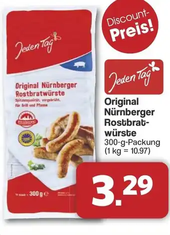 Famila Nord West Jeden Tag Original Nürnberger Rostbrat- würste Angebot