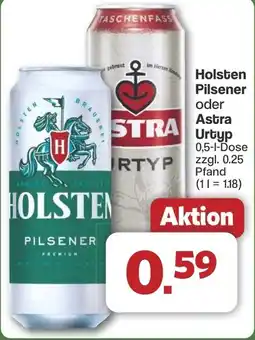 Famila Nord West Holsten Pilsener oder Astra Urtyp Angebot