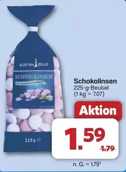 Famila Nord West KÜSTEN GOLD Schokolinsen Angebot