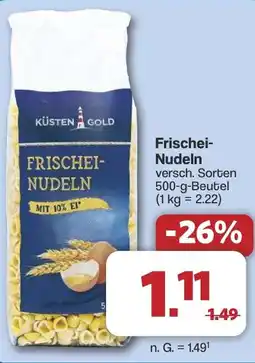 Famila Nord West KÜSTEN GOLD Frischei- Nudeln Angebot
