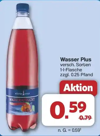 Famila Nord West KUSTEN GOLD Wasser Plus Angebot