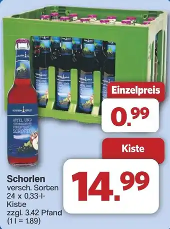 Famila Nord West KUSTEN GOLD Schorlen Angebot