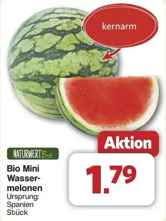 Famila Nord West NATURWERTB Bio Mini Wasser- melonen Angebot