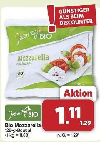 Famila Nord West Jeden Tag BIO Mozzarella Angebot