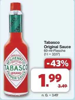 Famila Nord West Tabasco Original Sauce Angebot