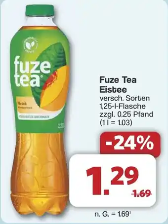 Famila Nord West Fuze Tea Eistee Angebot