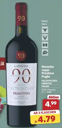 Famila Nord West Novanta- ceppi Primitivo Puglia Angebot