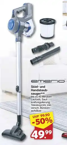 Famila Nord West emerio Stiel- und Handstaub- sauger Angebot