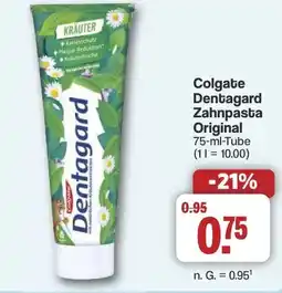 Famila Nord West Colgate Dentagard Zahnpasta Original Angebot