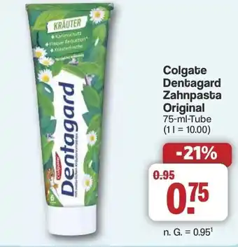 Famila Nord West Colgate Dentagard Zahnpasta Original Angebot