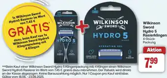 Famila Nord West Wilkinson Sword Hydro 5 Rasierklingen Angebot