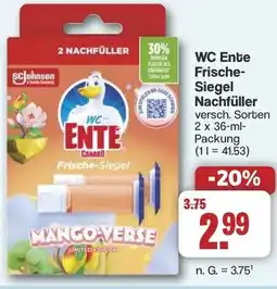 Famila Nord West WC Ente Frische- Siegel Nachfüller Angebot