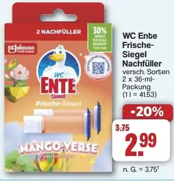Famila Nord West WC Ente Frische- Siegel Nachfüller Angebot