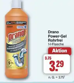 Famila Nord West Drano Power-Gel Rohrfrei Angebot