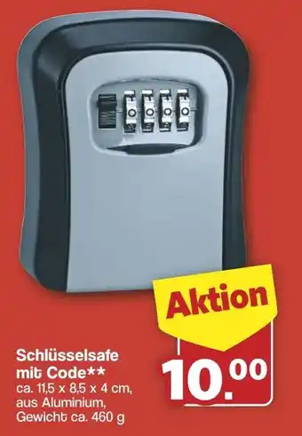 Famila Nord West Schlüsselsafe mit Code Angebot