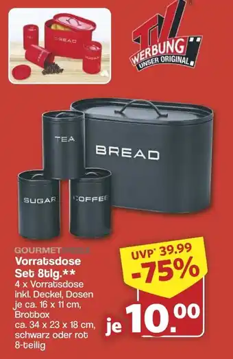 Famila Nord West GOURMET Vorratsdose Set 8tlg. Angebot