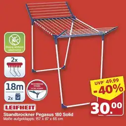 Famila Nord West LEIFHEIT Standtrockner Pegasus 180 Solid Angebot