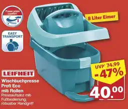 Famila Nord West LEIFHEIT Wischtuchpresse Profi Eco mit Rollen Angebot