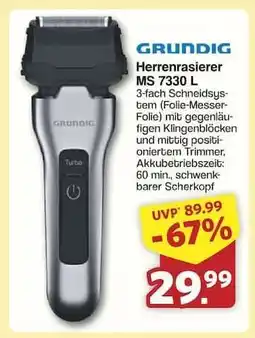 Famila Nord Ost GRUNDIG Herrenrasierer MS 7330 L Angebot