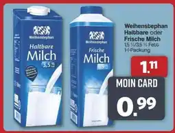 Famila Nord Ost Weihenstephan Haltbare oder Frische Milch Angebot