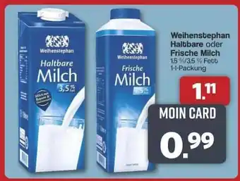 Famila Nord Ost Weihenstephan Haltbare oder Frische Milch Angebot