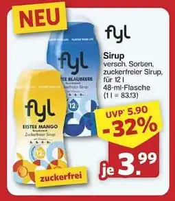 Famila Nord Ost fyl Sirup Angebot